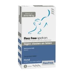 Flea Free Spot-On Hond 20 - 40 Kg 3 Pipetten