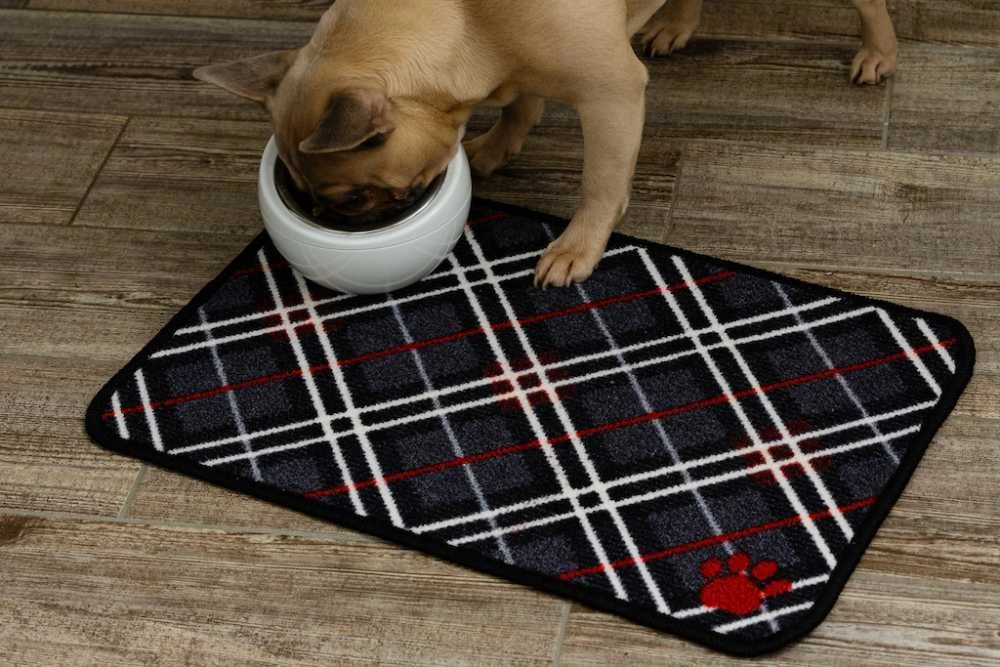 Pet Rebellion Voerbakmat Dinner Mate Tartan 4 Pet Rebellion Voerbakmat Dinner Mate Tartan - Afbeelding 2
