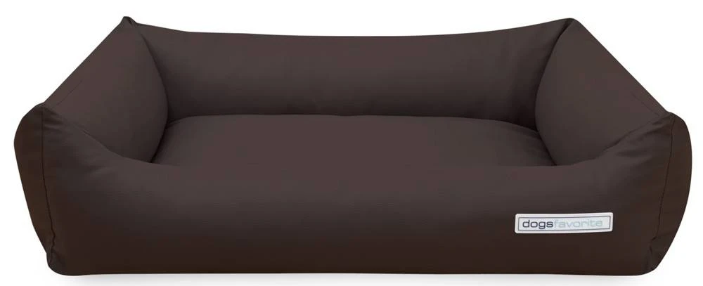 Dogsfavorite Hondenmand Kunstleer Mokka 3 Dogsfavorite Hondenmand Kunstleer Mokka