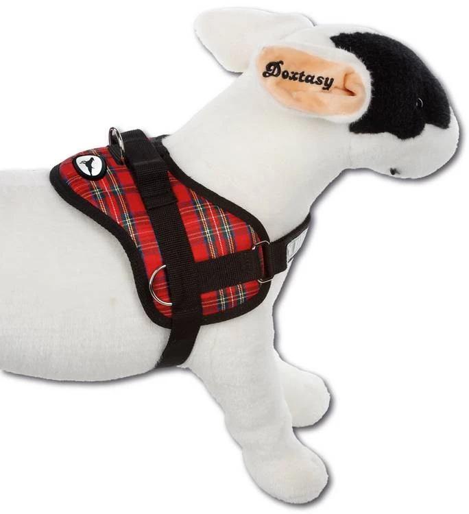 Doxtasy Hondentuig Survival Harness Tartan Red 3 Doxtasy Hondentuig Survival Harness Tartan Red