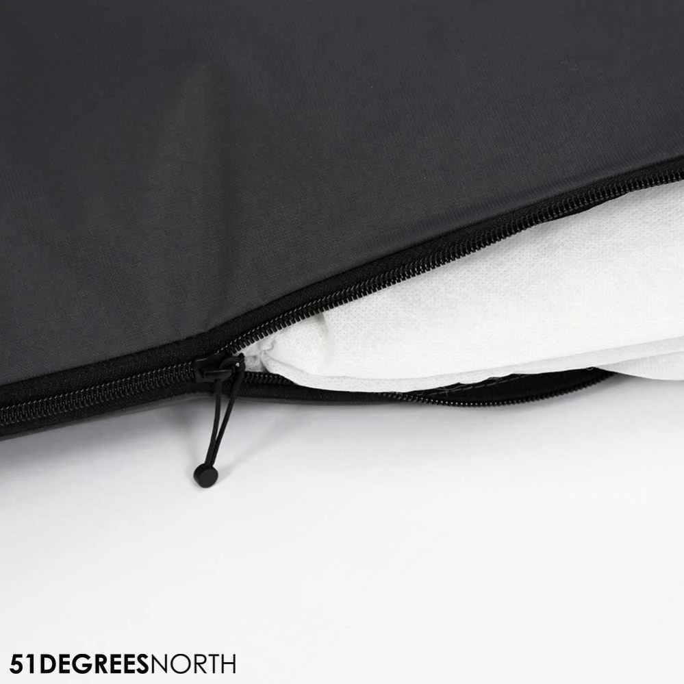 51 Degrees North Benchkussen Storm Imperial Grey 4 51 Degrees North Benchkussen Storm Imperial Grey - Afbeelding 2